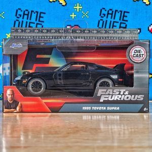 Jada Toys Fast & Furious 1995 Black Toyota Supra 1:32 Diecast Collectible Car